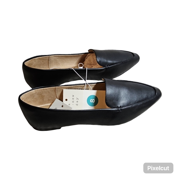 NWT Size 8 A New Day Classic Black Memory Foam Flats - Picture 5 of 5